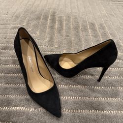 Ferragamo Justina Suede Pump Women's Size 7 Black