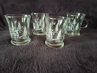 Etched Glass Mugs