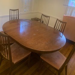 Large Wooden Dining Room Table