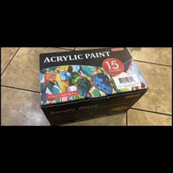 Acrylic Paint (15Colors, Big Containers)