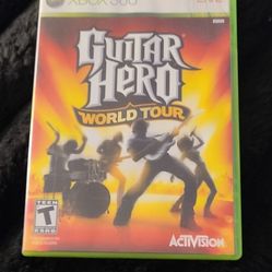 Guitar Hero World Tour (Microsoft Xbox 360, 2008) Authentic, complete, tested