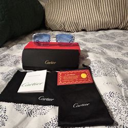 BRAND NEW!! Cartier glasses Blue 