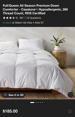 Down Fill Duvet Insert
