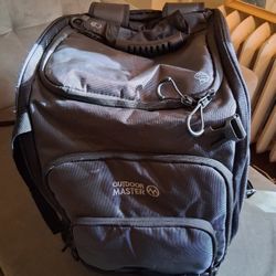 Outdoor Master Delivery Door Dash Hot Food Insulated Bag Backpack With Top Handle LIKE NEW!