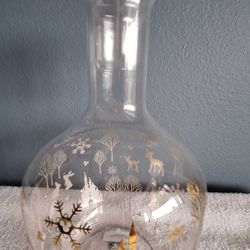 Disney Disney Icy Winter Collection Fantasyland Castle Glass Carafe