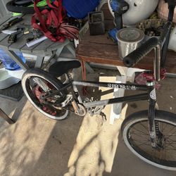 Subrosa BMX bike with odyssey parts