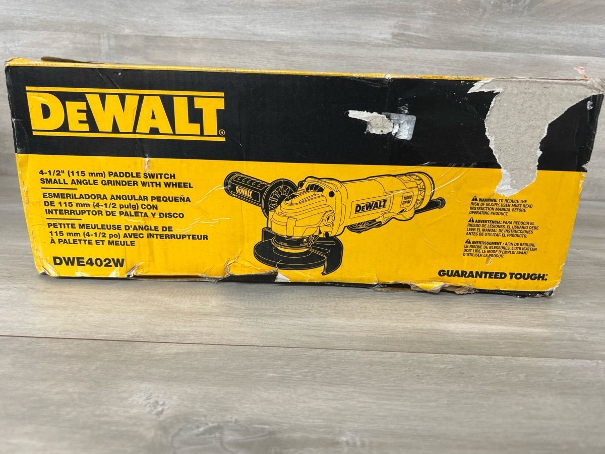 DeWalt 4-1/2 Inch Angle Grinder DWE402W with Paddle Switch (PO1024048)