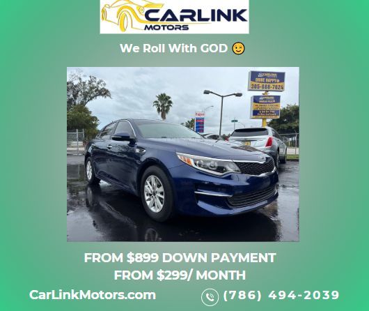 2018 KIA OPTIMA FROM $899 DOWN PAYMENT