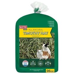 Kaytee Forti-Diet All Natural Timothy Hay , 96 ounce open box