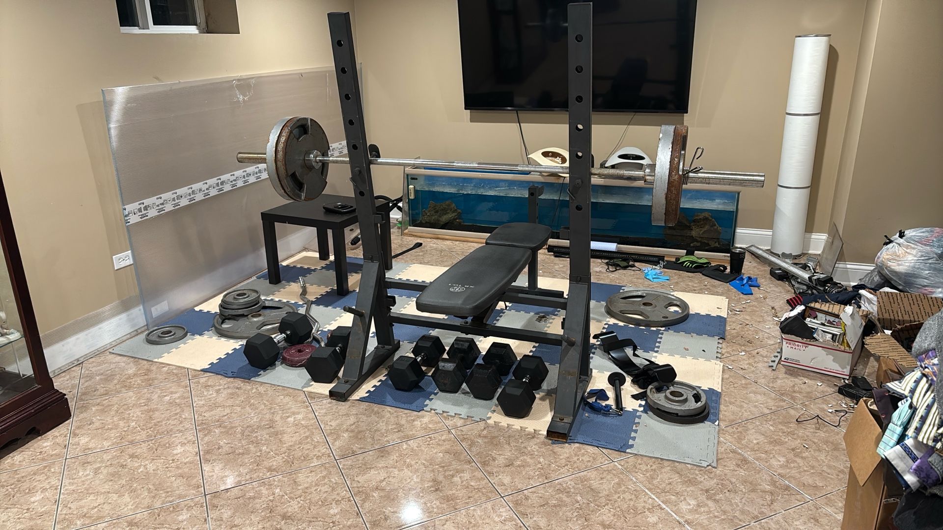 Bench Set+ Dumbells 
