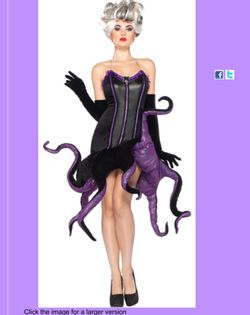 Leg Avenue DISNEY Villains URSULA The Little Mermaid SEA WITCH COSTUME