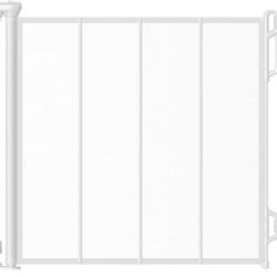 White Baby Gate