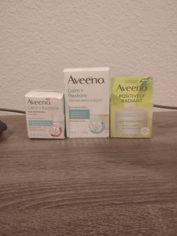 Aveeno Age Renewal Eye Gel, Gel Moisturizer, And Oat Gel Moisturizer. Face  Products 