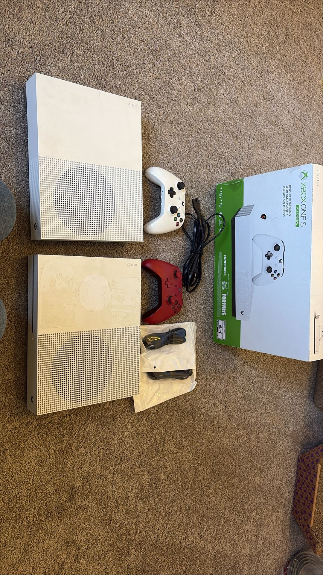 (2) Xbox One Consoles