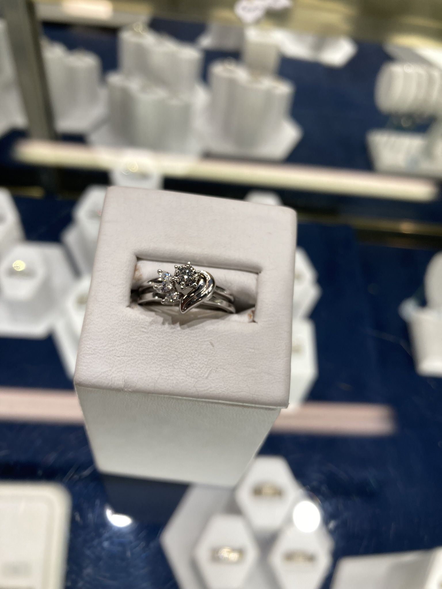 Engagement Ring And Band Set