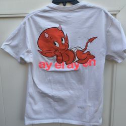 RARE🔥 Ay El Ay En DEVIL BABY T-Shirt Medium Ay Guey