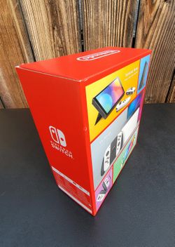 Nintendo Switch OLED Model Console System w/ White Joy-Con, USED LIGHTLY,  OPENED 45496883386