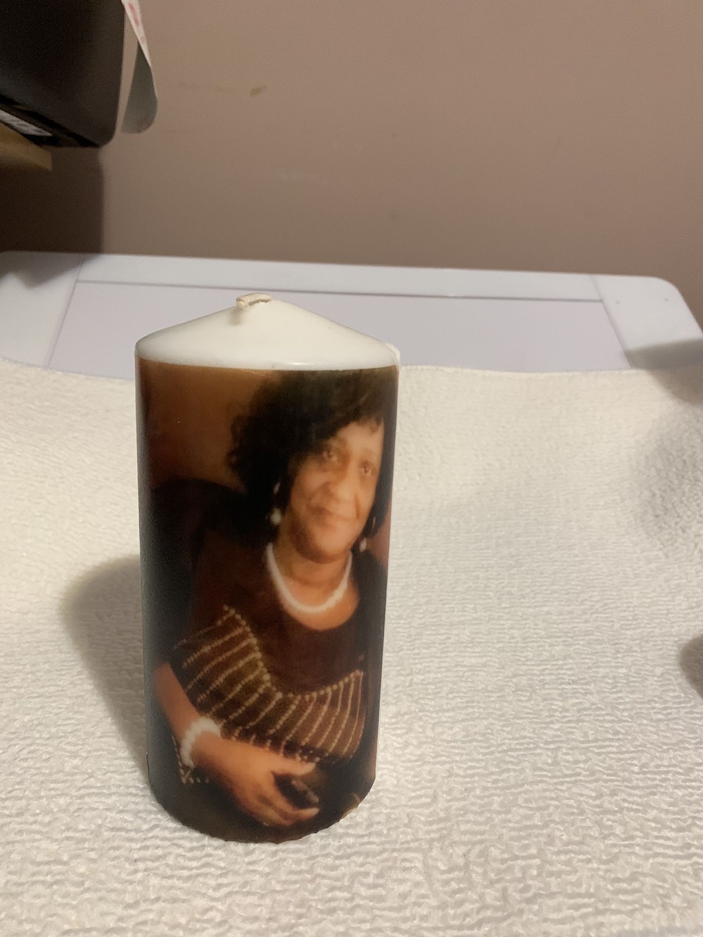 Photo candle