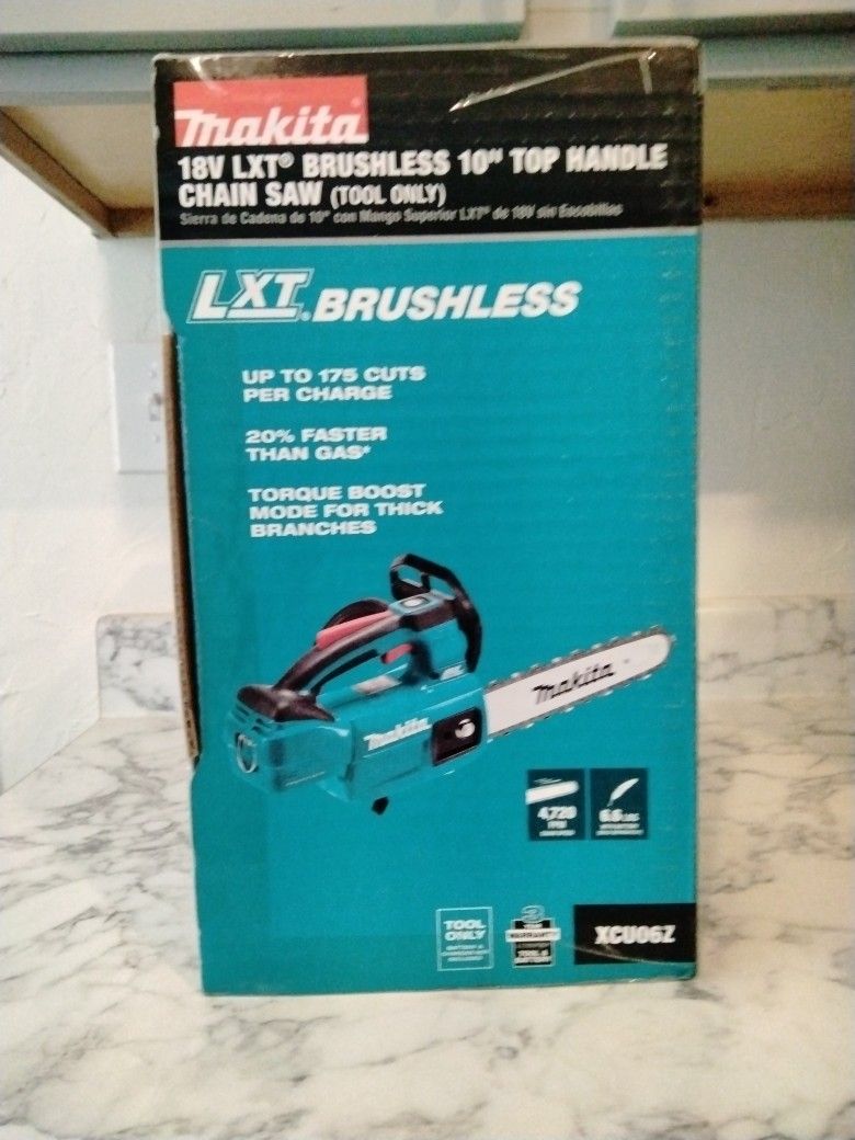 Makita
10 in. 18-Volt LXT Lithium-Ion Brushless Cordless Top Handle Chain Saw (Tool-Only)