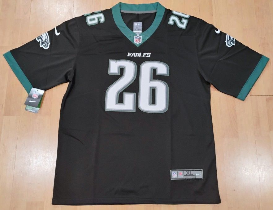 Saquon Barkley Philadelphia Eagles Black Jersey