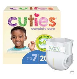 Cuties Complete Care Size 7 Diapers