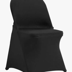 Wedding Chair Covers Spandex Black 100 Ct. 
