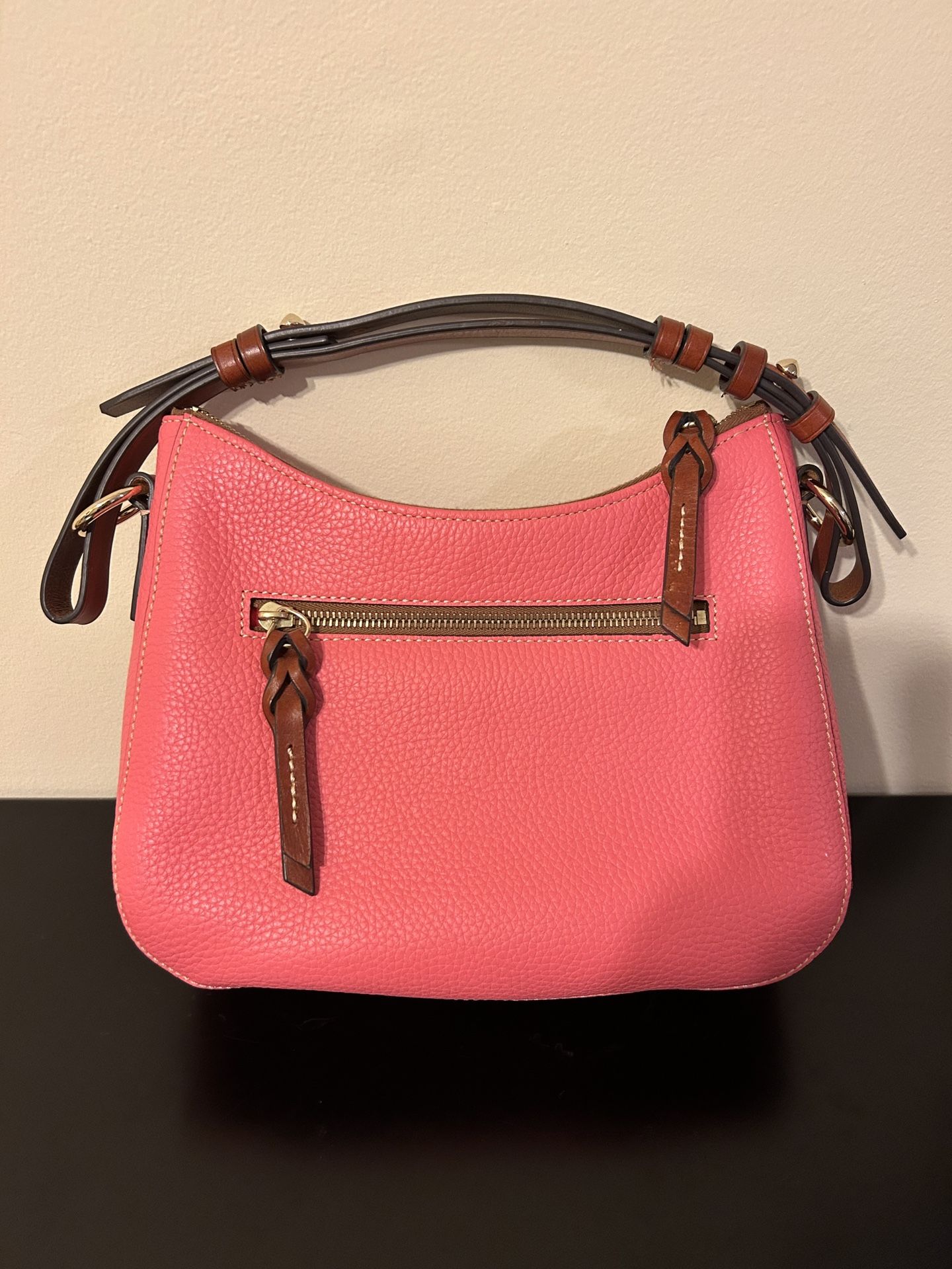 Dooney & Bourke Small Pebbled Kiley Hobo Bubblegum Pink Bag (NEW)