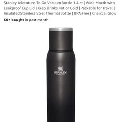 Stanley Adventure-To-Go Vacuum Bottle 1.4 qt Charcoal
