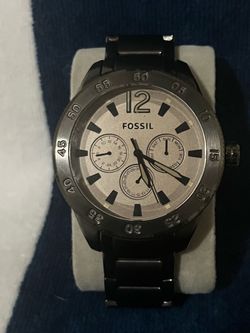 Fossil BQ2139 Men's Multifunction Smoke Stainless Steel Watch