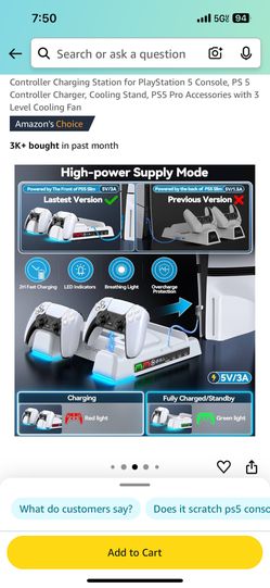 Ps5 Cooling & Storage 