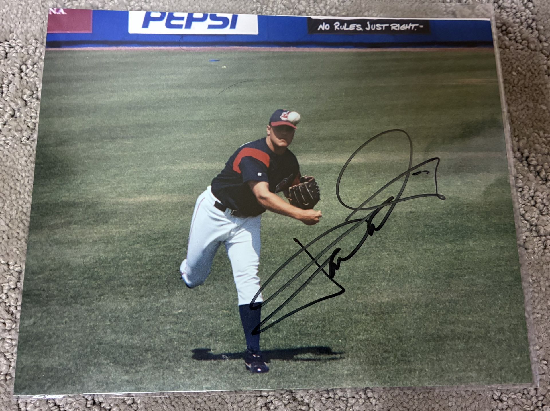 Jaret Wright Cleveland Indians Autographed 8”x 10” Photo