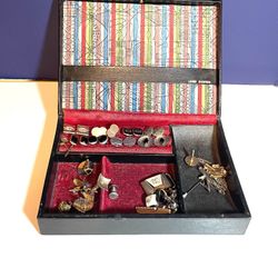Lord Buxton Jewelry Box & Items
