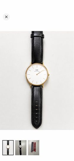 Daniel Wellington Classic Watch Gold Black Leather