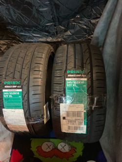 Brand new (2 ) 18 inch PRINX tires