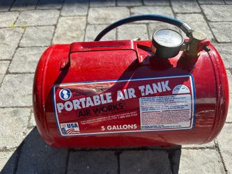 5-Gallon Portable Air Tank – Holds 125 PSI – Ready to Use