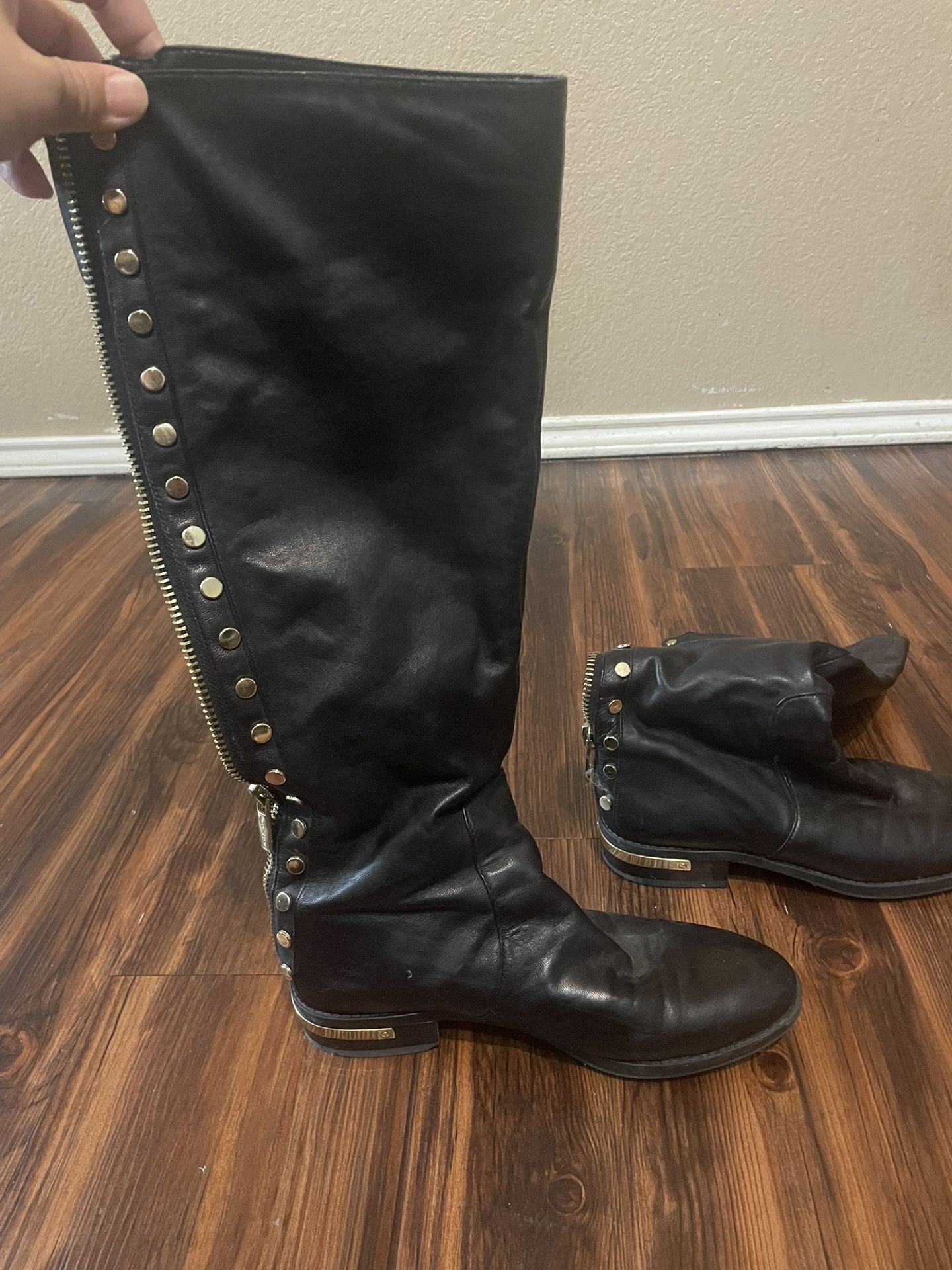 Vince Camuto Studded Knee High Boot