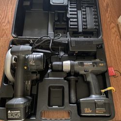 Craftsman Industrial Drill, Driver Set With Circular Saw 18.0 V.