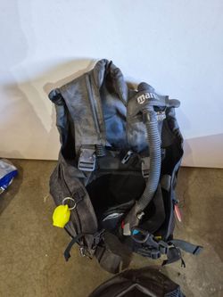 Scuba gear and dive watch