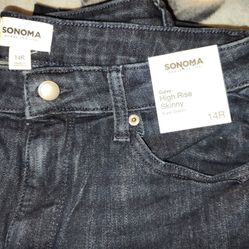 WOMENS SONOMA JEANS NEW WITH TAGS