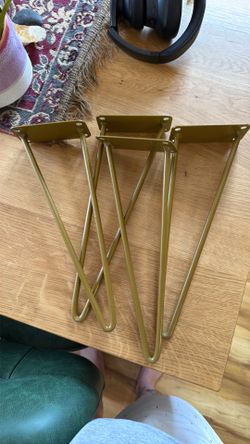 Four hairpin chair or furniture legs
