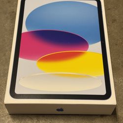 New Ipad 10th Generation WiFi 256gB