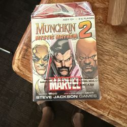 MARVEL - MUNCHKIN MYSTIC MAYHEM 2 STEVE JACKSON  GAMES NEW RARE CARD EXPANSION 