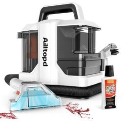Portable Carpet & Upholstery Spot Cleaner Machine, Powerful Suction&Deep Cleaning Cleaner Machine for Area Rugs, Carpet, Couch, Car, Pets, with Brushh