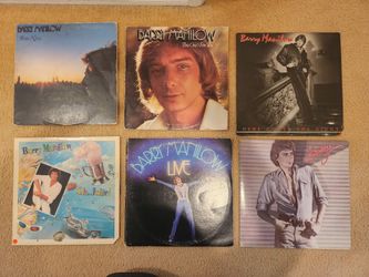 Barry Manilow 6 albums vintage
