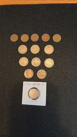 Coin collection Pennies and Nickels
