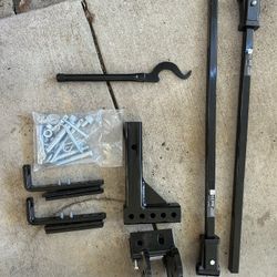 New 4.5k E2 Trunnion Weight Distribution Hitch With Sway Control 