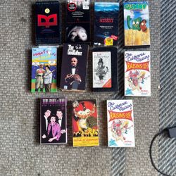 Variety VHS 5$ Each