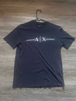 Armani exchange t shirt navy blue size Xs