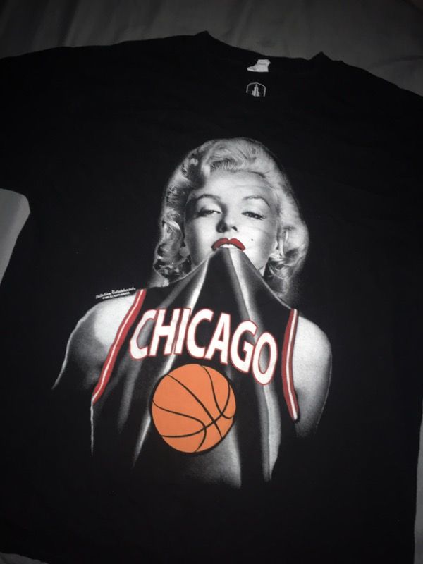Vintage Chicago Bulls Marilyn Monroe T Shirt