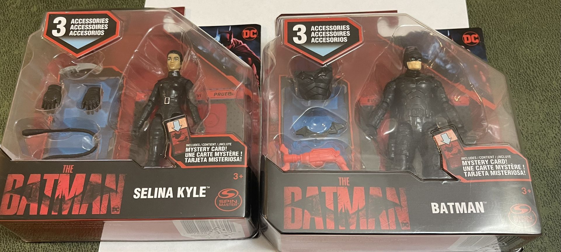 The Batman Selina Kyle & Batman Figures-New